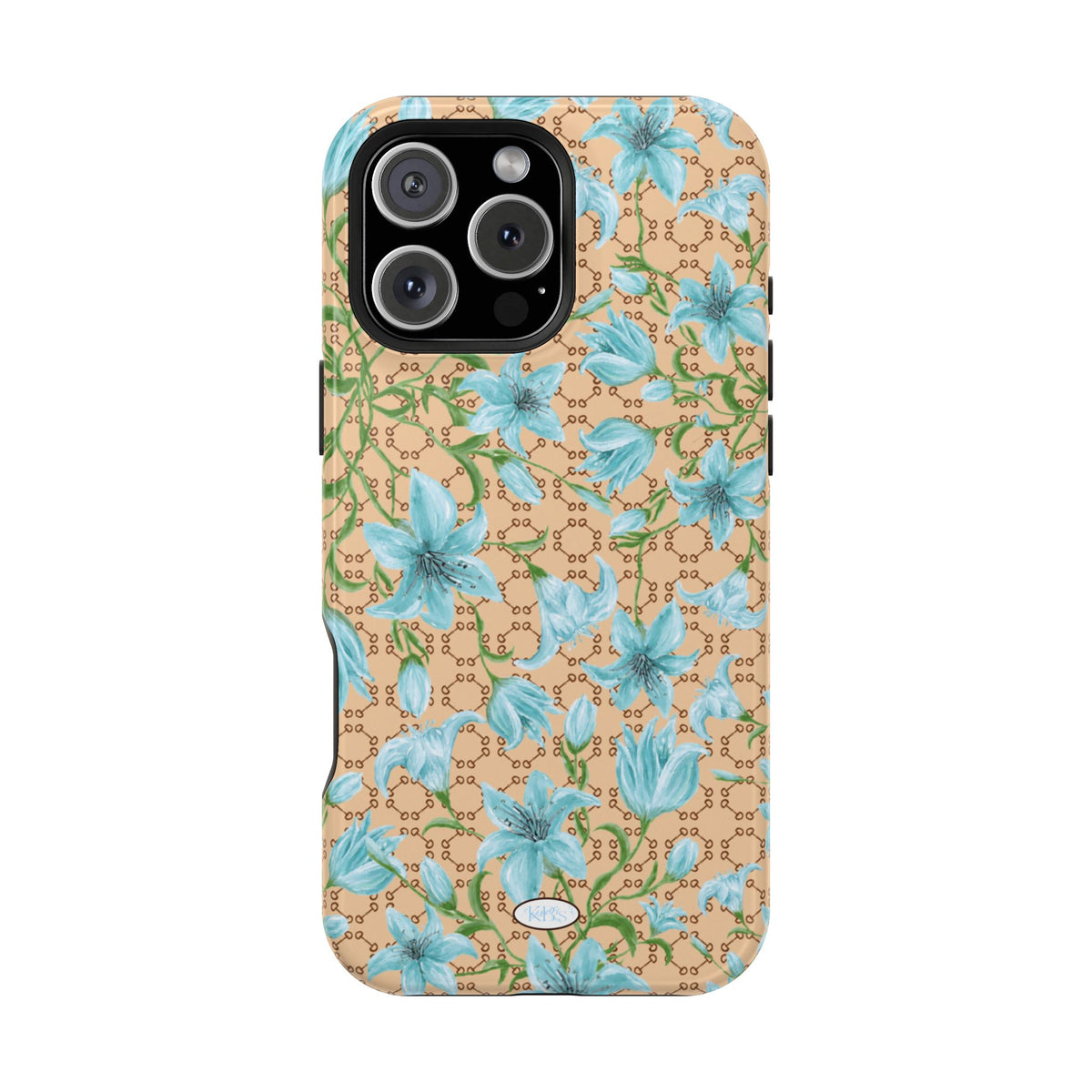 Horsebit Fleur Mag Safe Case for iPhone