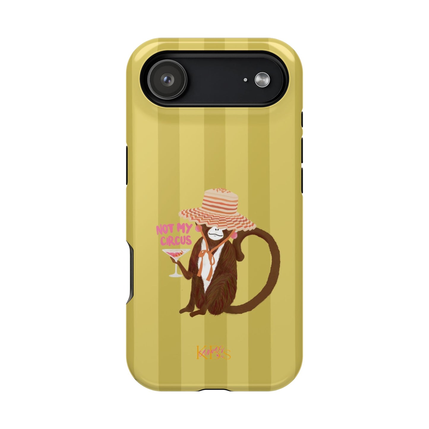 Not My Circus Mag Safe Case - Green Stripe