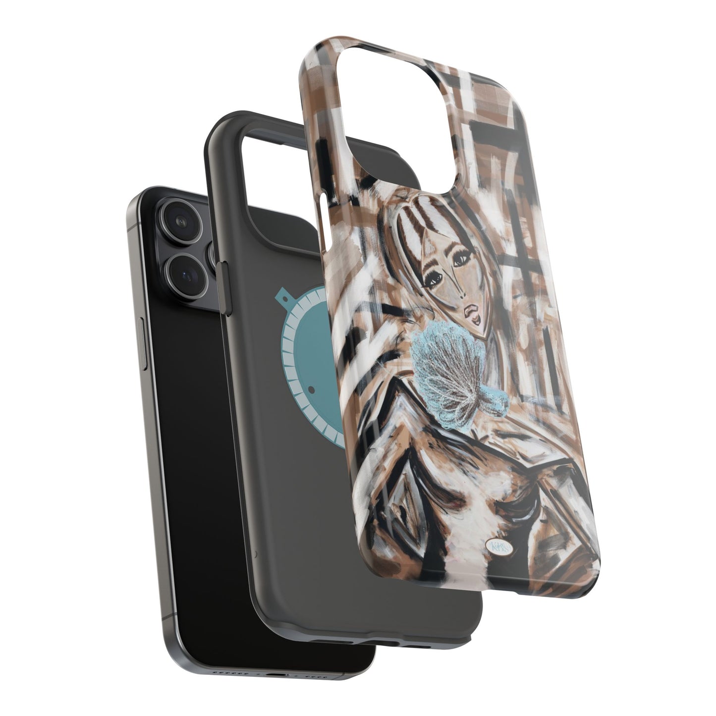 Quinn Parker Mag Safe Case for iPhone - Blue
