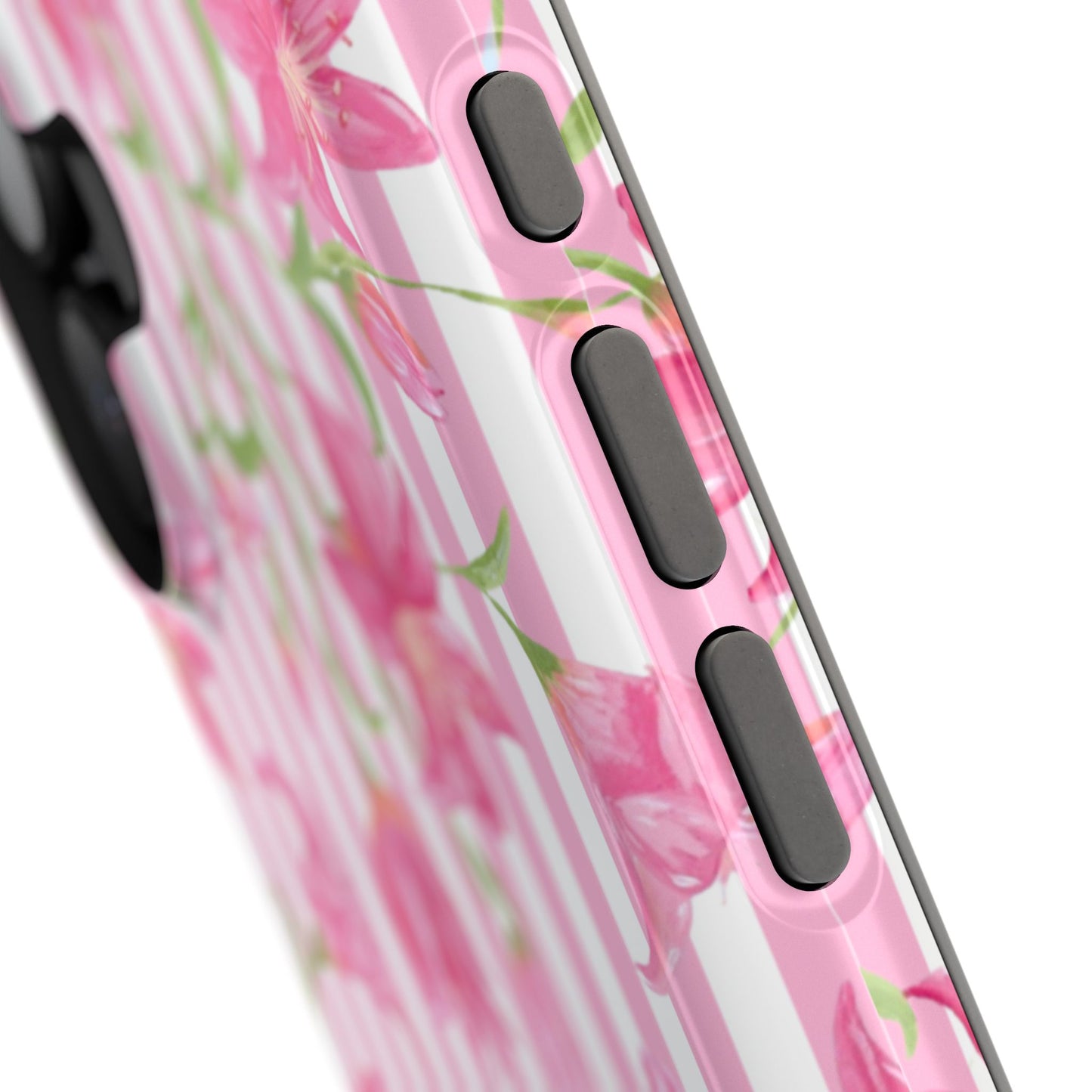Azalea Stripe Mag Safe Case for iPhone - Pink