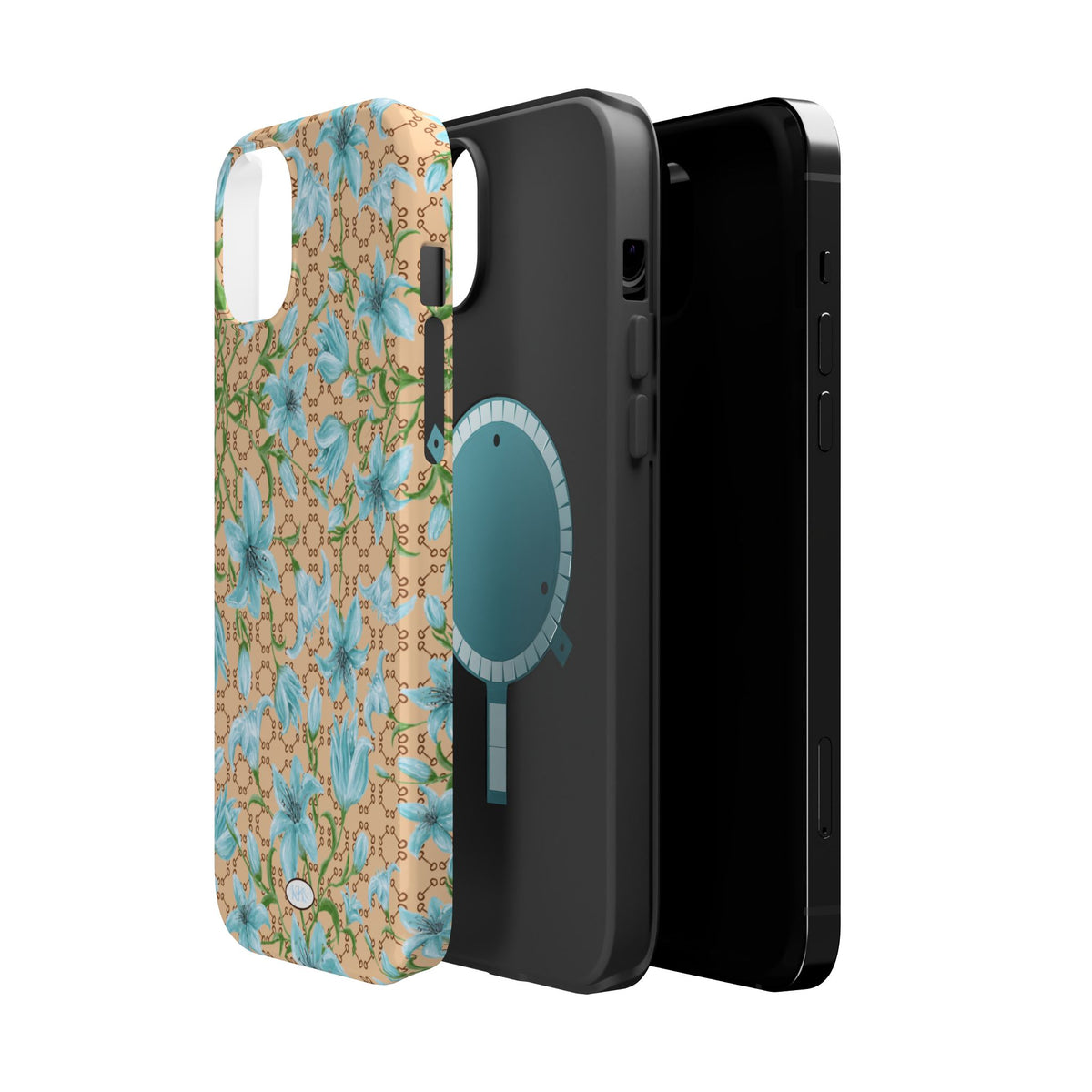 Horsebit Fleur Mag Safe Case for iPhone