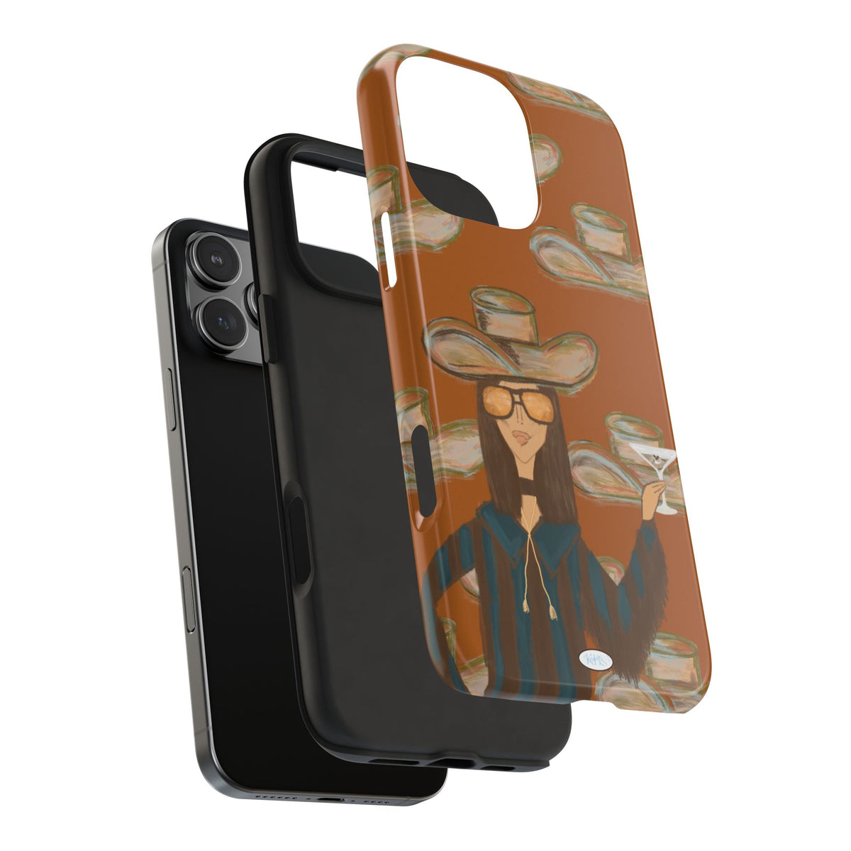 Cocktail Cowgirl Tough Case for iPhone