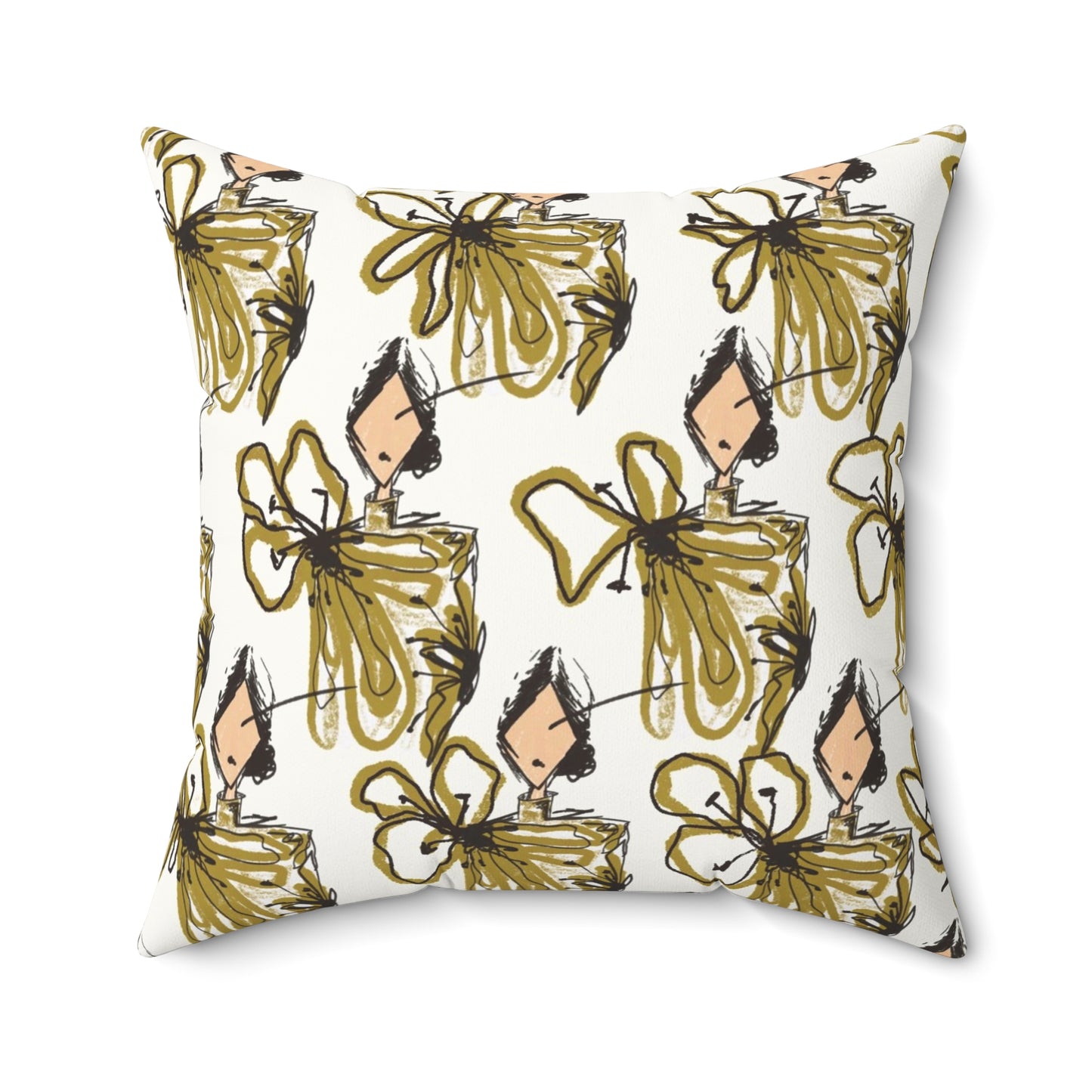Fleur Runway Throw Pillow