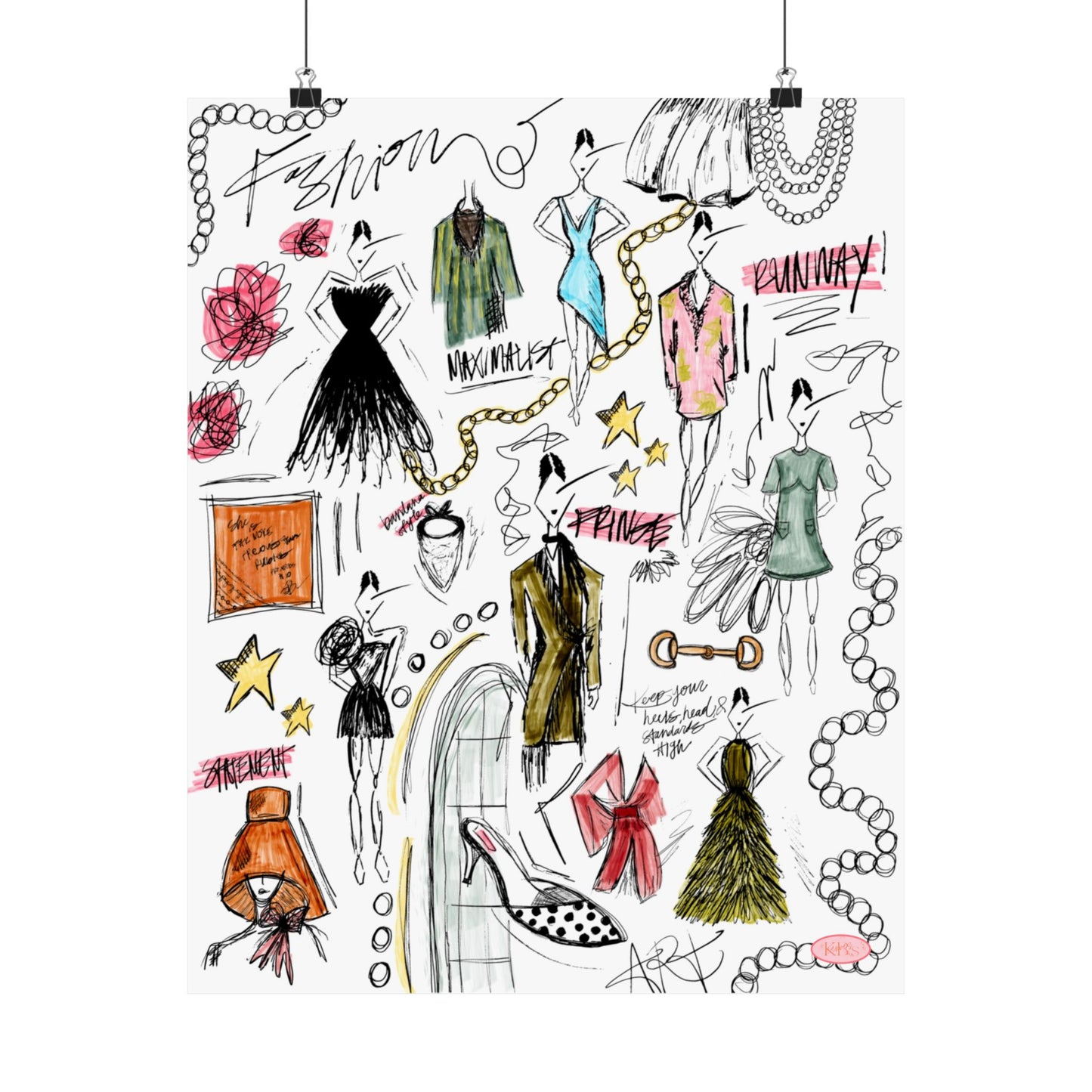 Fashion Sketch Print