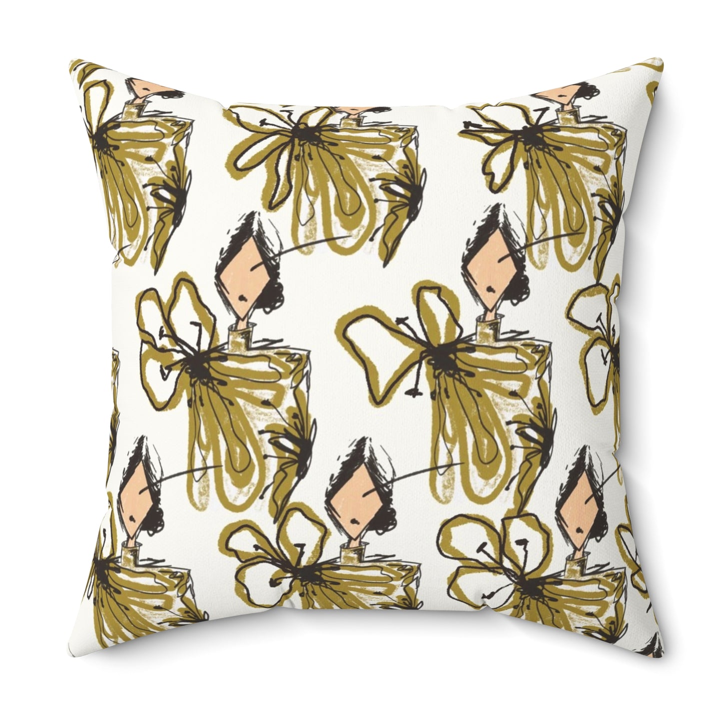 Fleur Runway Throw Pillow