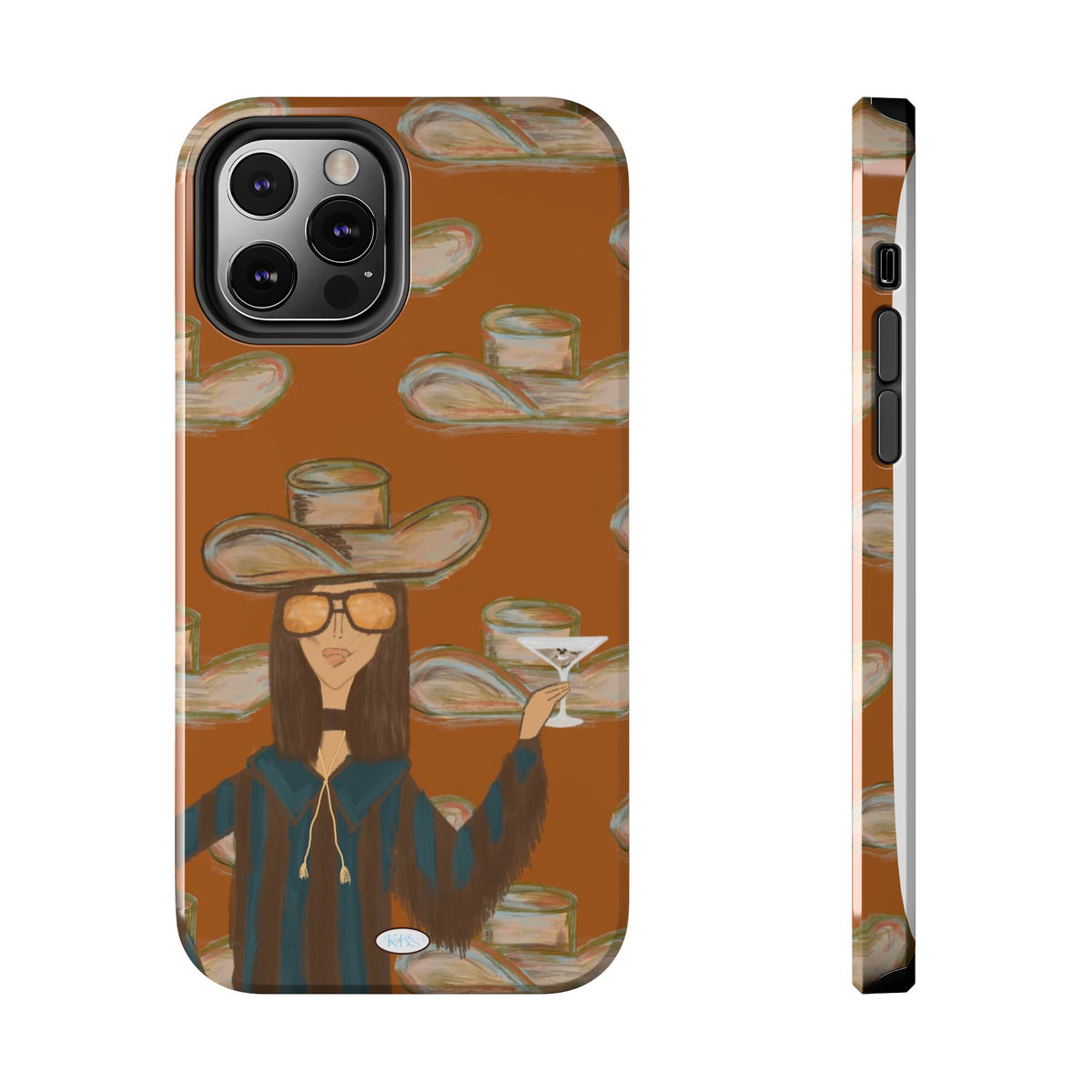 Cocktail Cowgirl Tough Case for iPhone