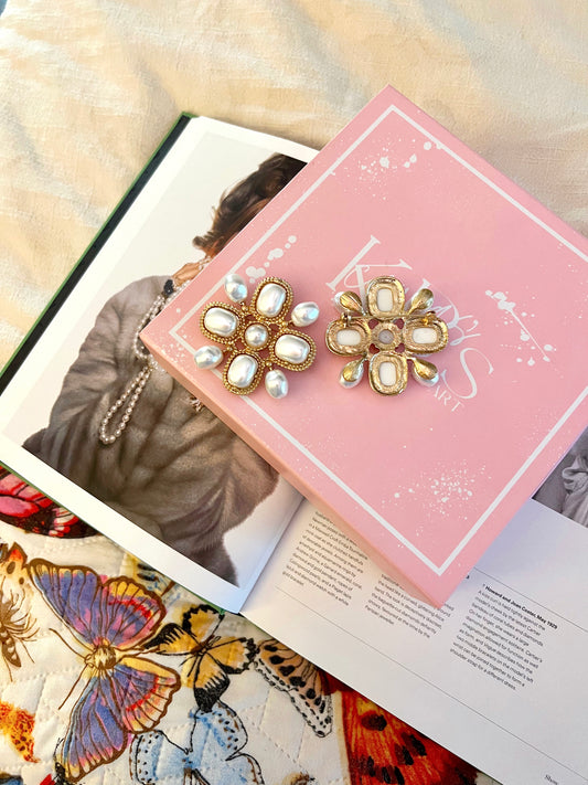 Pearl Flower Brooch