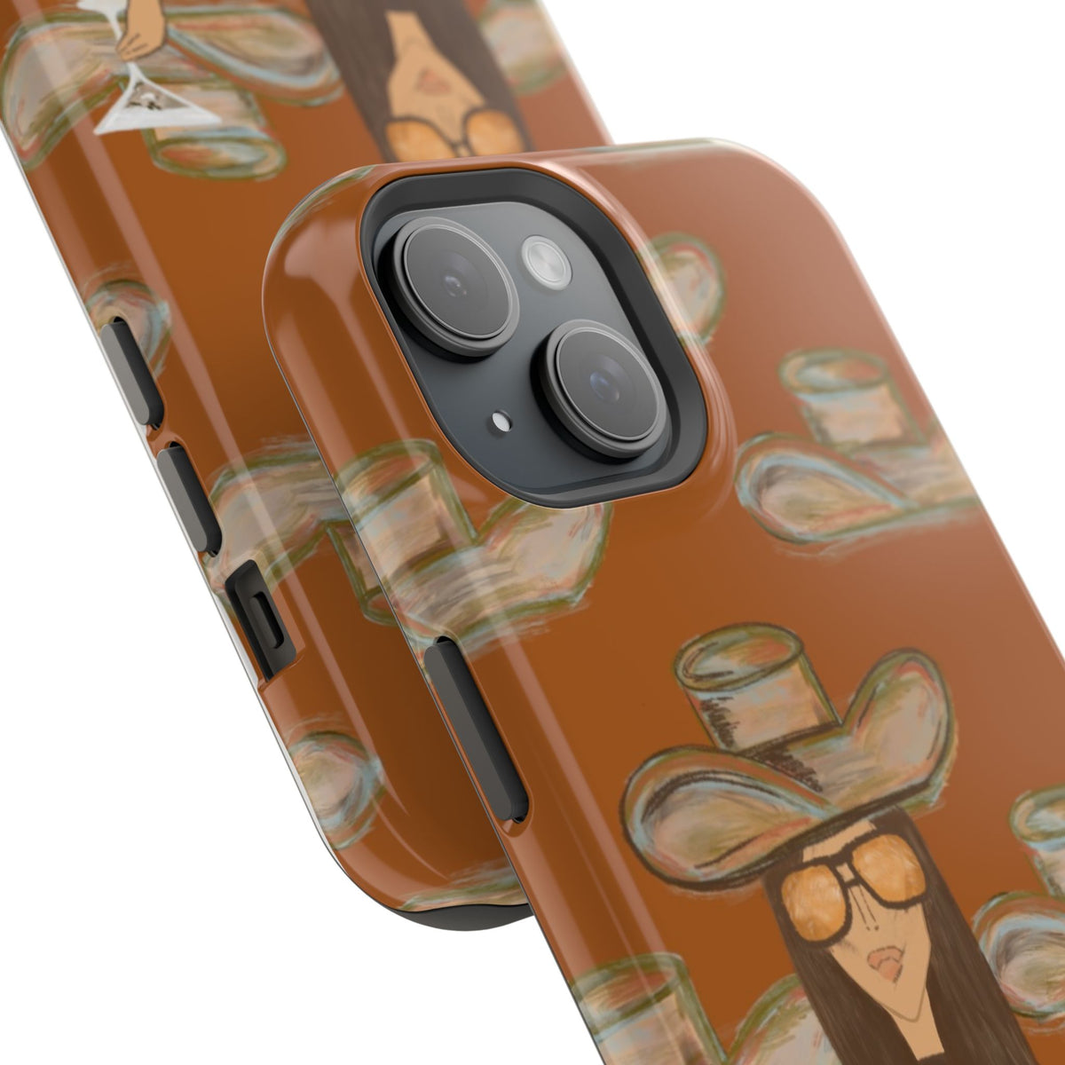 Cocktail Cowgirl Mag Safe Case for iPhone