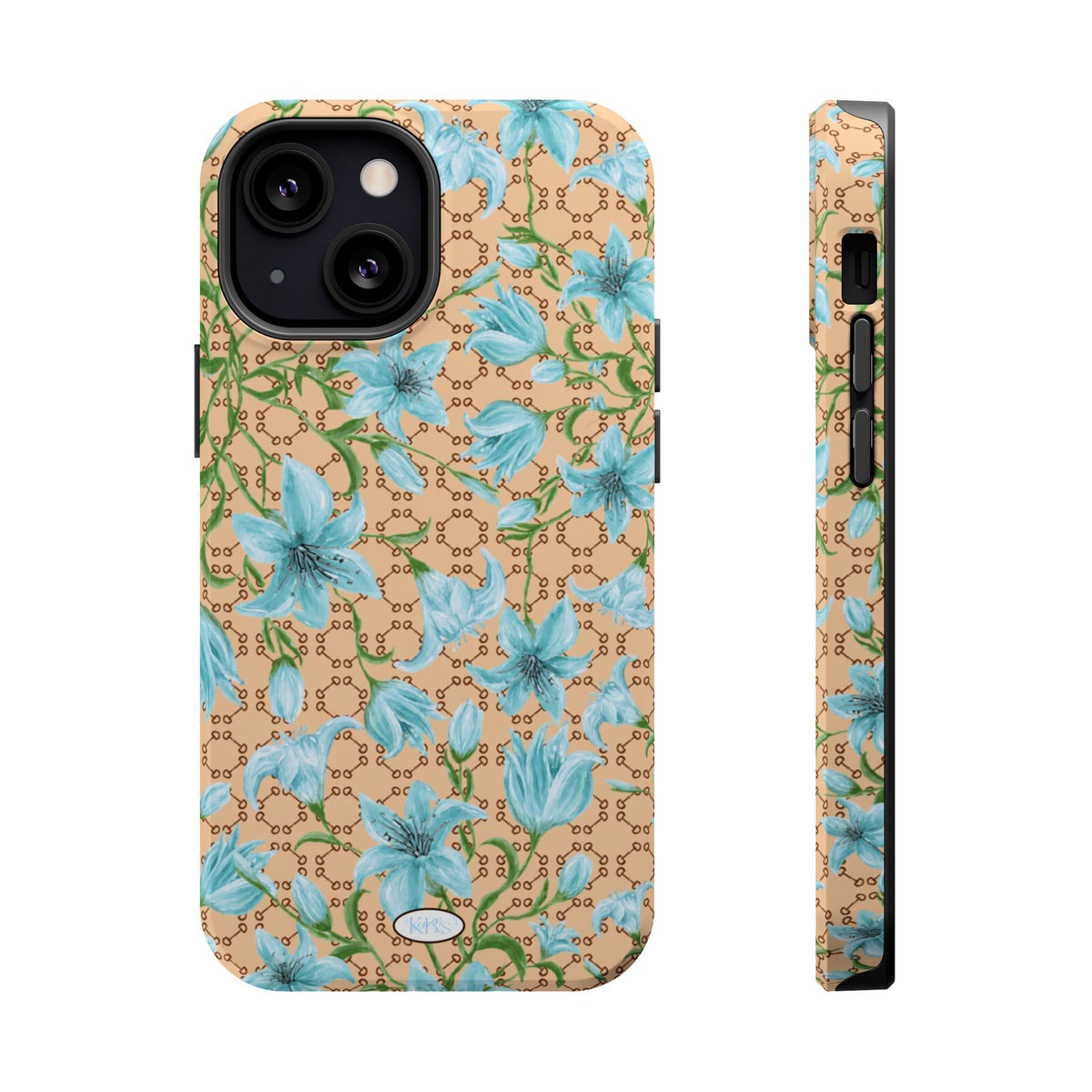 Horsebit Fleur Mag Safe Case for iPhone