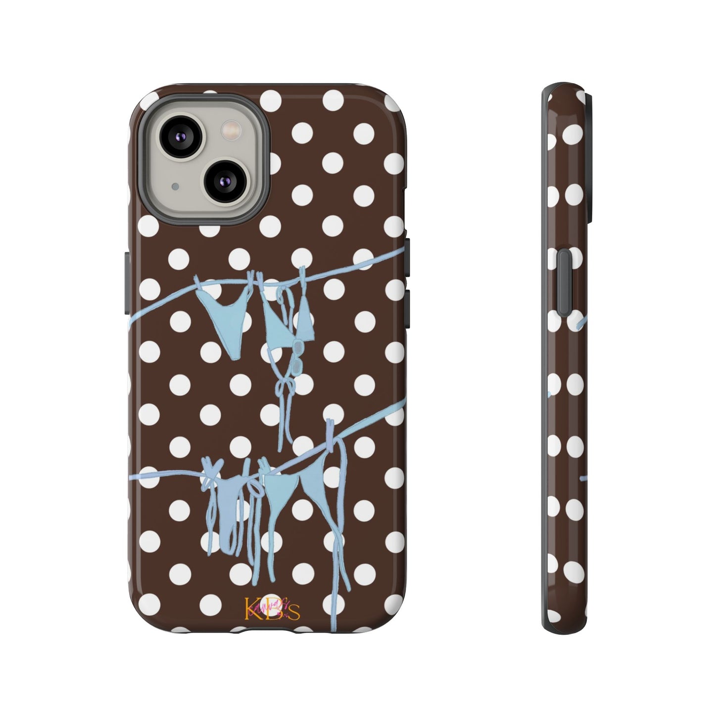 Brown Polka Dot Bikini Tough Case
