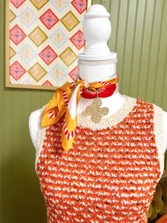 Luxe Clover Scarf Charm