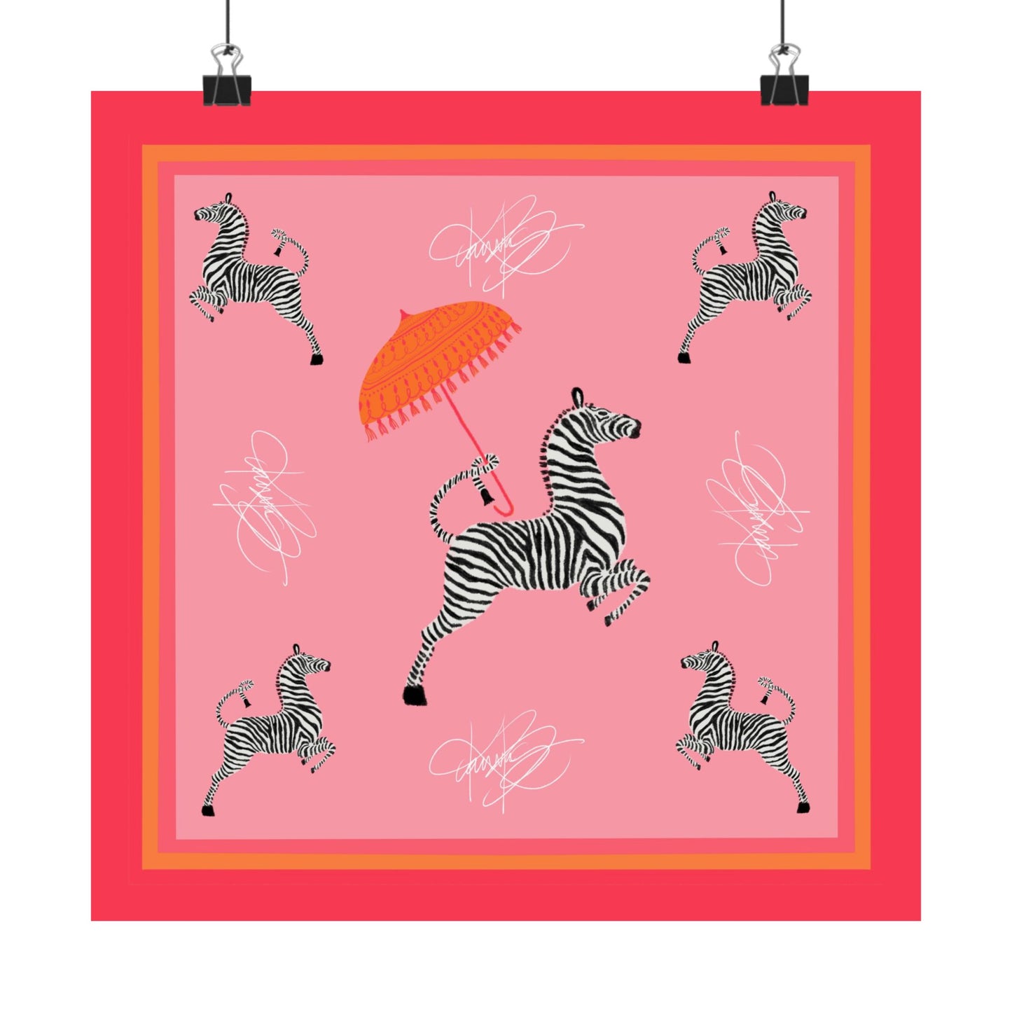 Rain or Stripe Scarf Photo Print