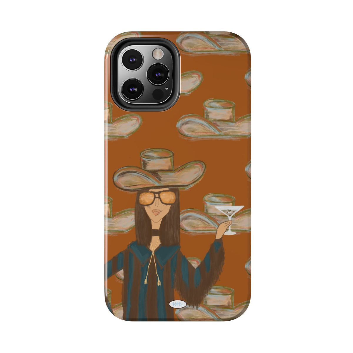 Cocktail Cowgirl Tough Case for iPhone