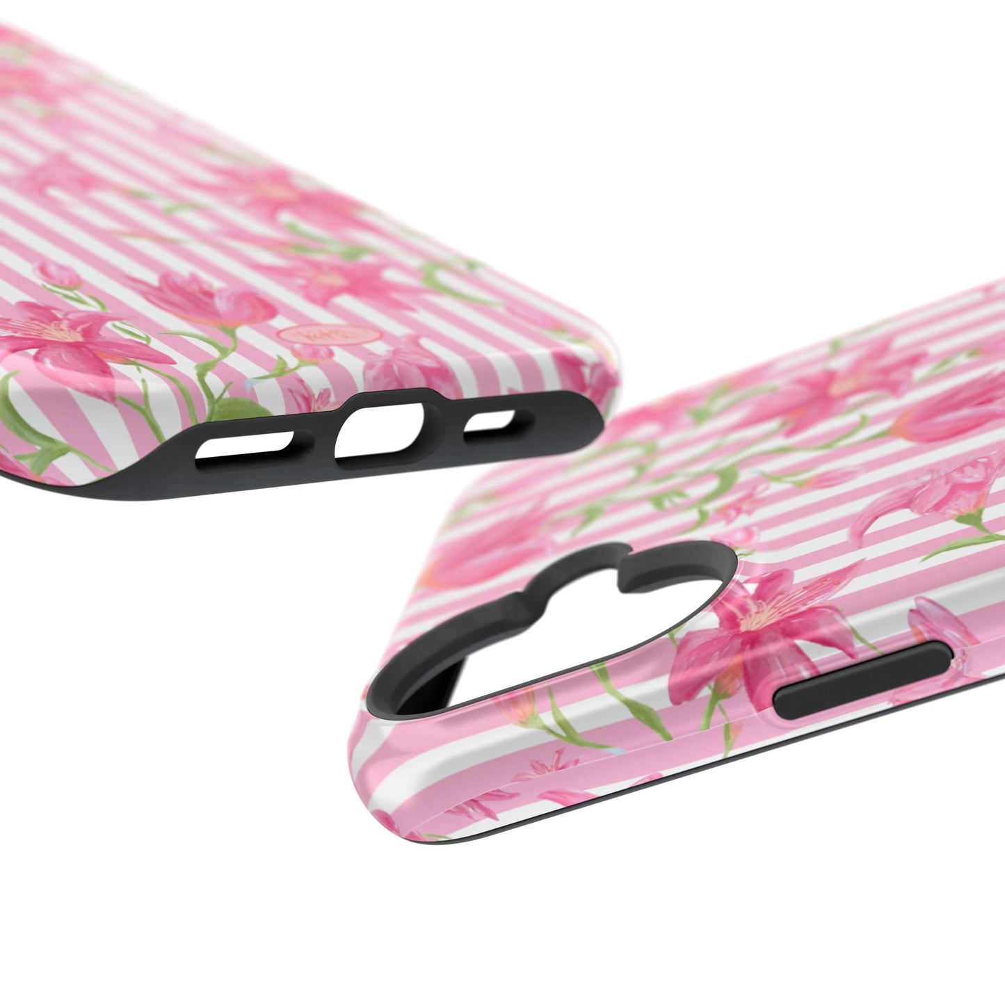 Azalea Stripe Mag Safe Case for iPhone - Pink