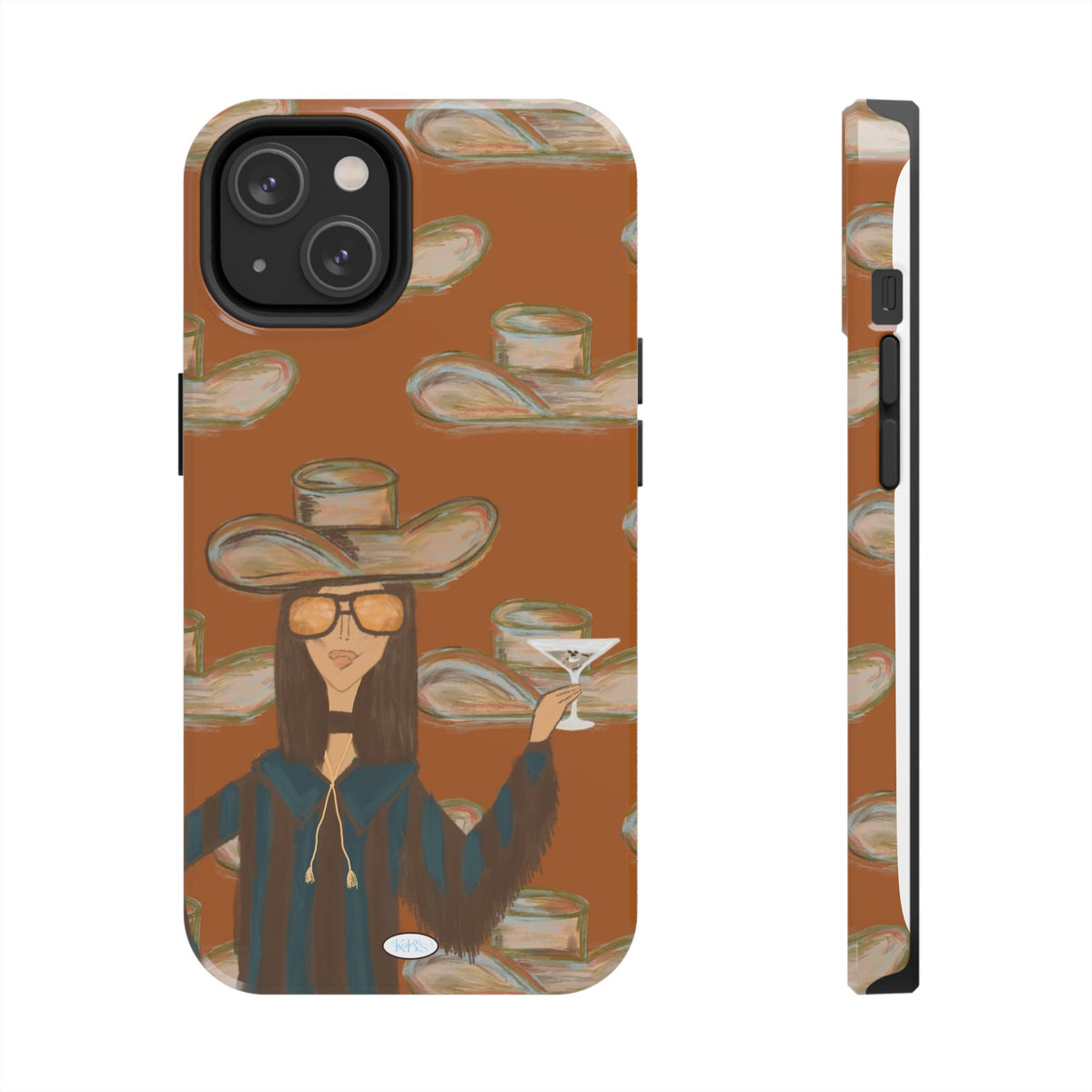 Cocktail Cowgirl Tough Case for iPhone