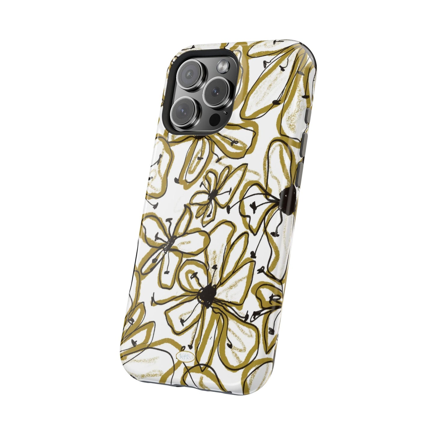 Floral Sketch Mag Safe Case for iPhone