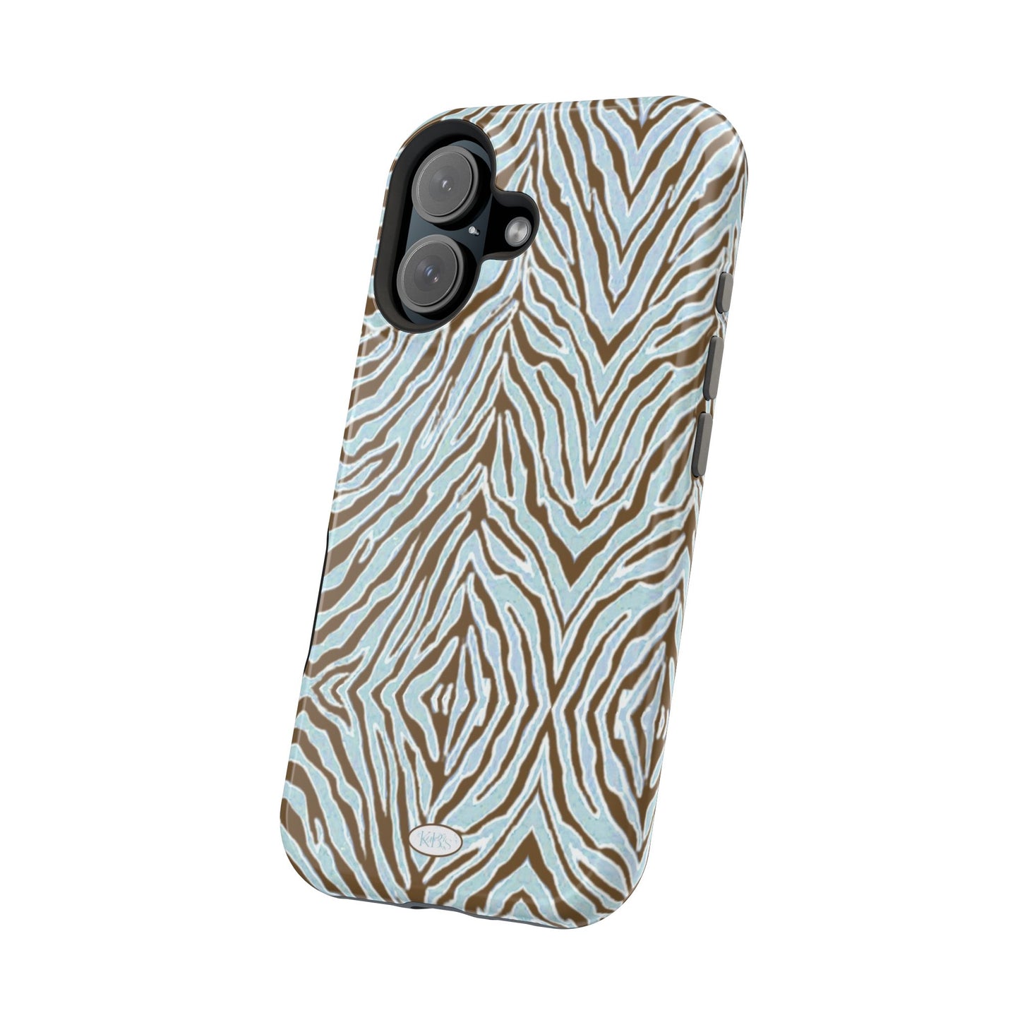 Zebra Bleu Mag Safe Case for iPhone