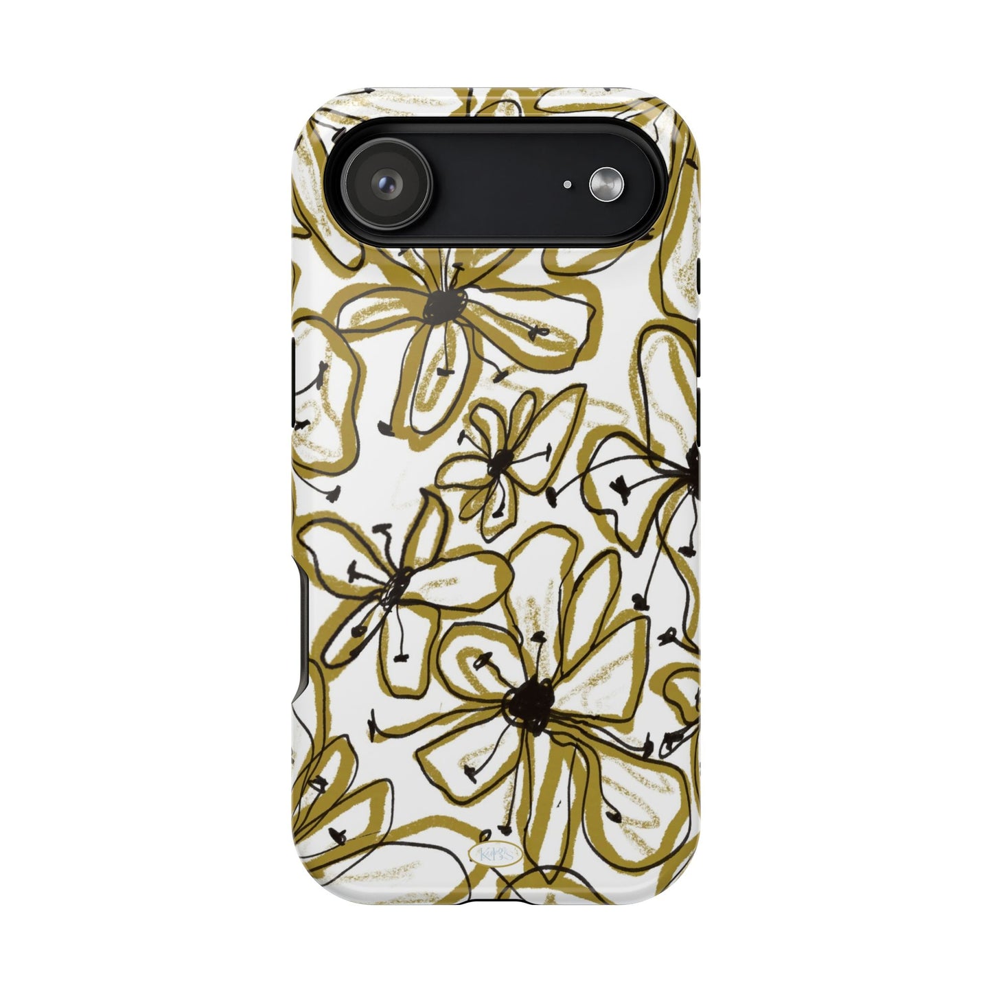 Floral Sketch Mag Safe Case for iPhone