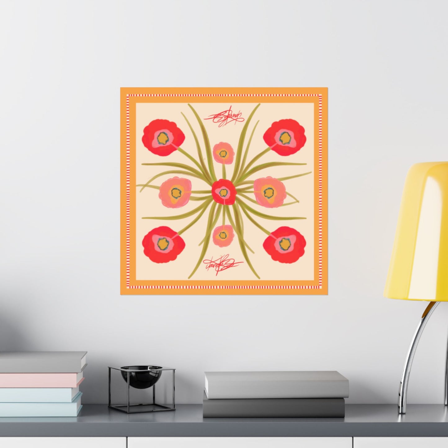 Poppy Fleur Scarf Photo Print