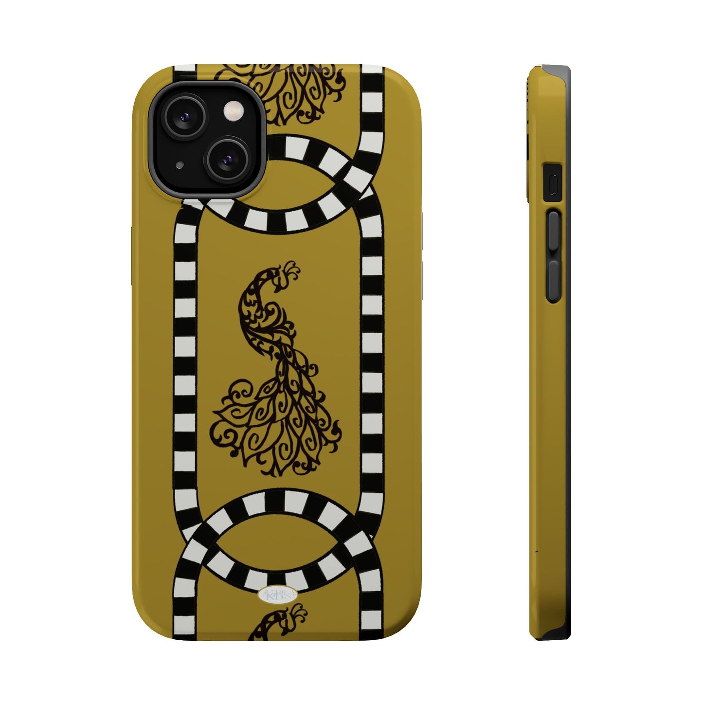 Feathered Stripe Mag Safe Case for iPhone