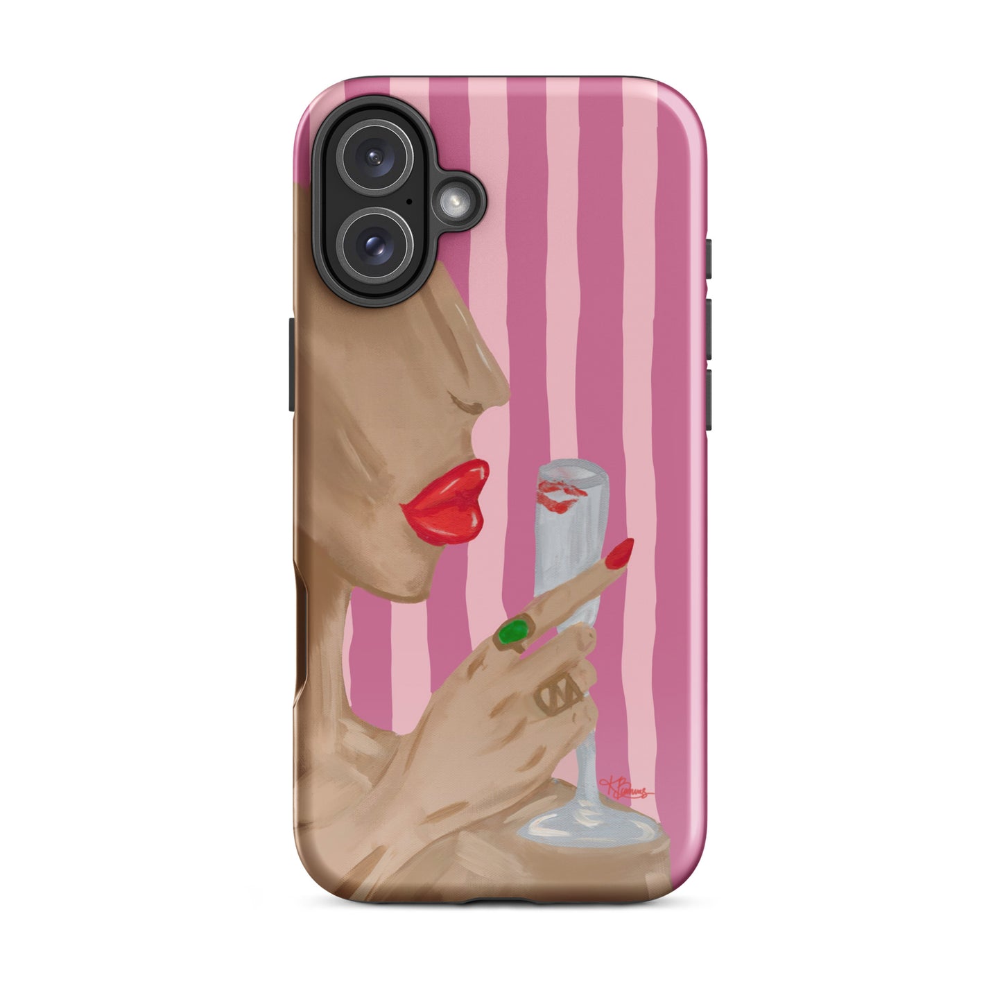 Champagne Kiss Tough Case for iPhone
