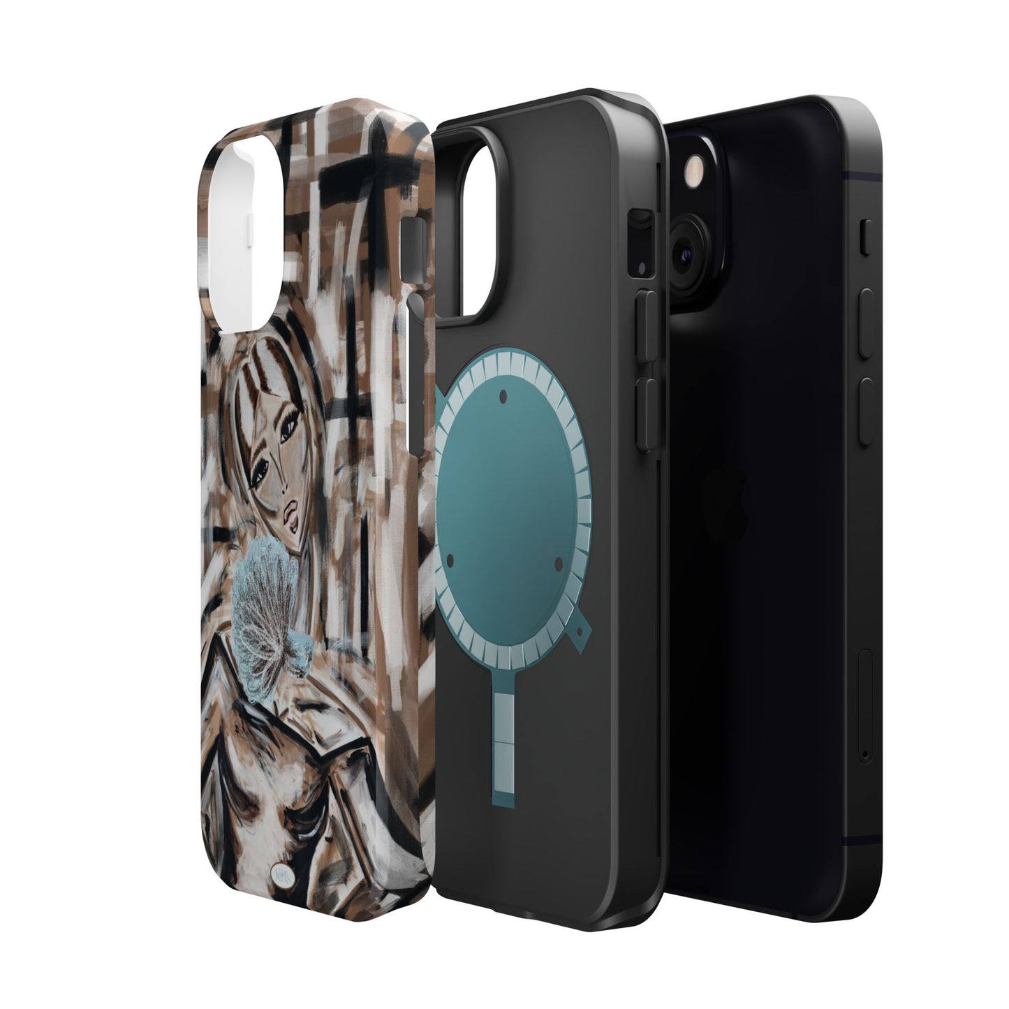 Quinn Parker Mag Safe Case for iPhone - Blue