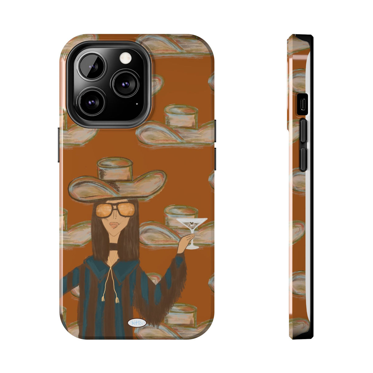 Cocktail Cowgirl Tough Case for iPhone