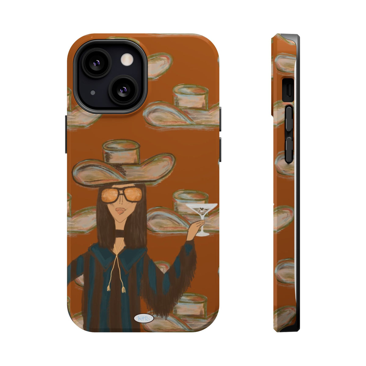 Cocktail Cowgirl Mag Safe Case for iPhone