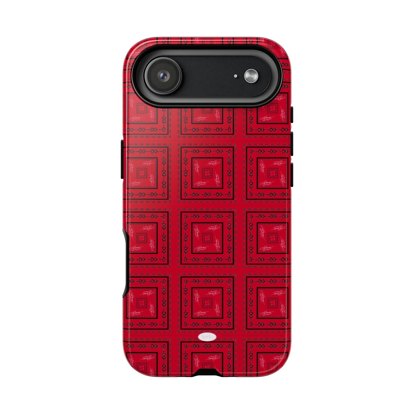 Red & Black Horsebit Tough Case