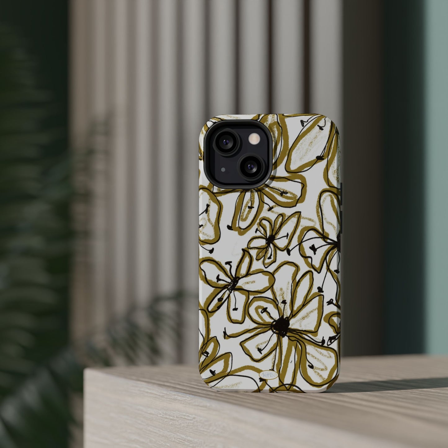 Floral Sketch Mag Safe Case for iPhone