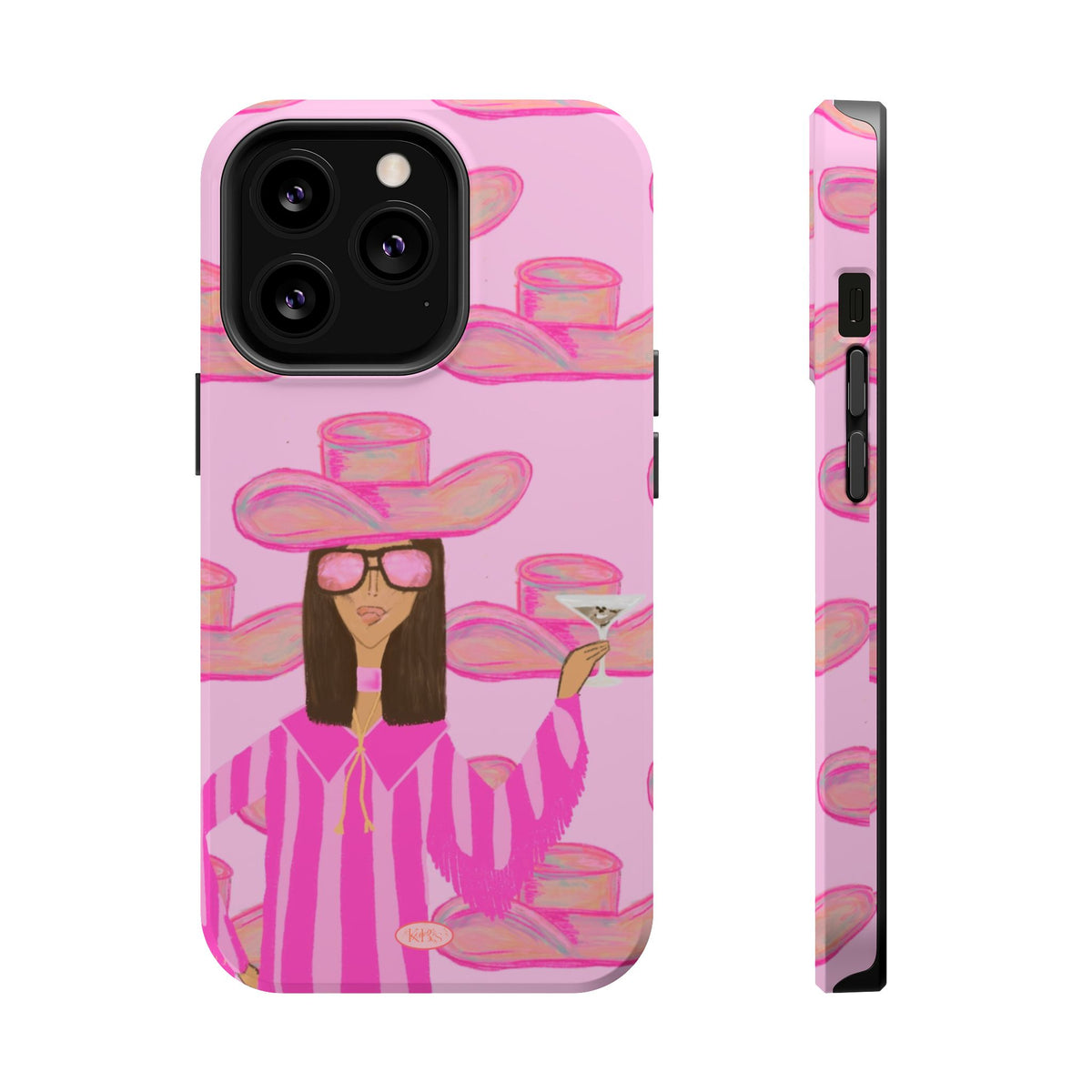 Cocktail Cowgirl MagSafe Case - Pink