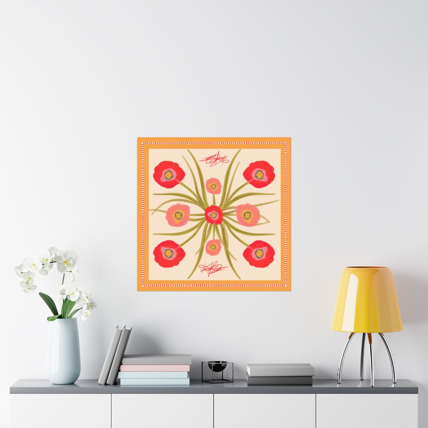 Poppy Fleur Scarf Photo Print