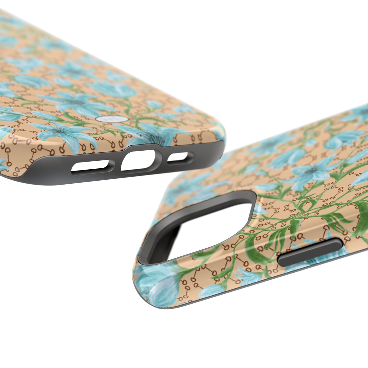 Horsebit Fleur Mag Safe Case for iPhone