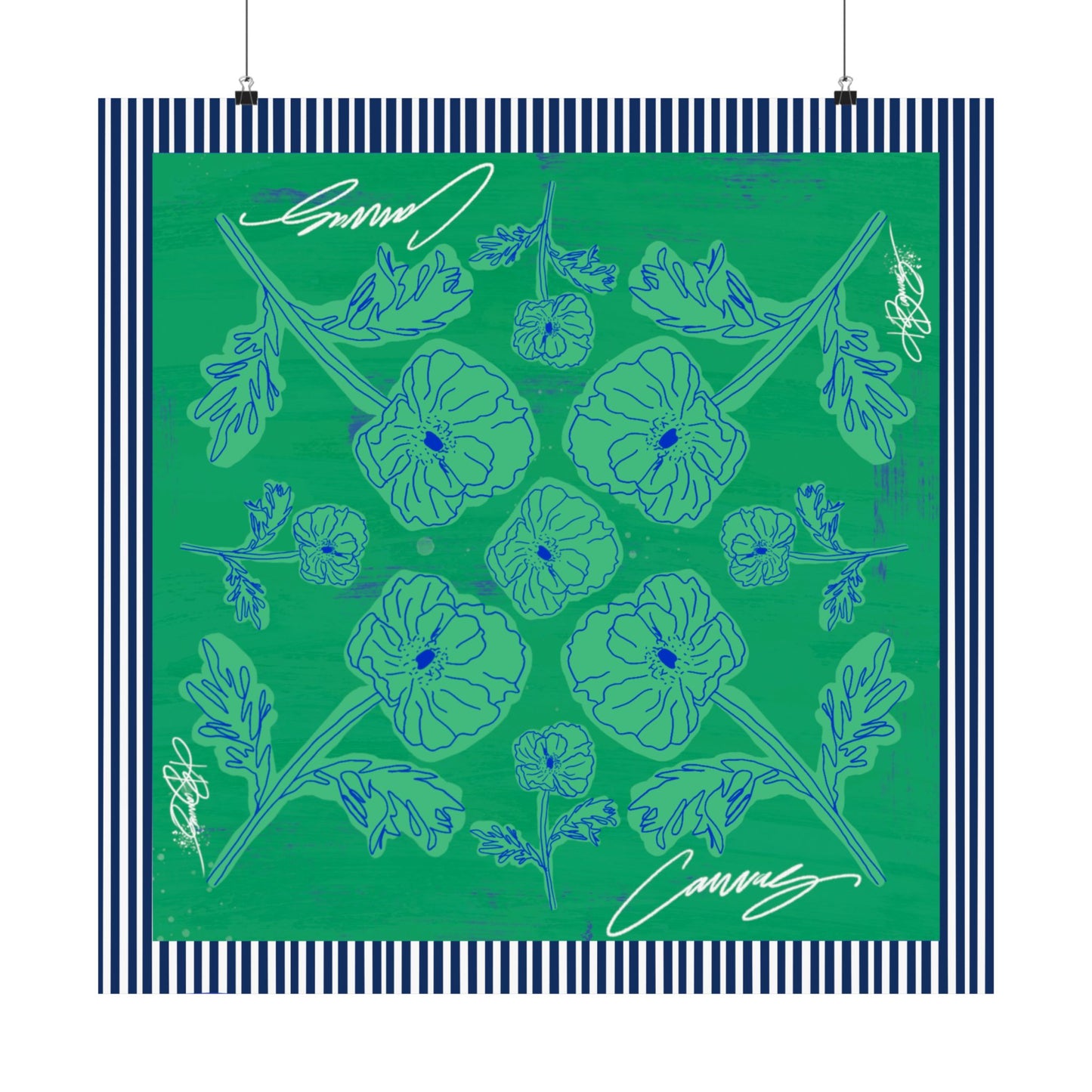 Flora Bloom Scarf Photo Print