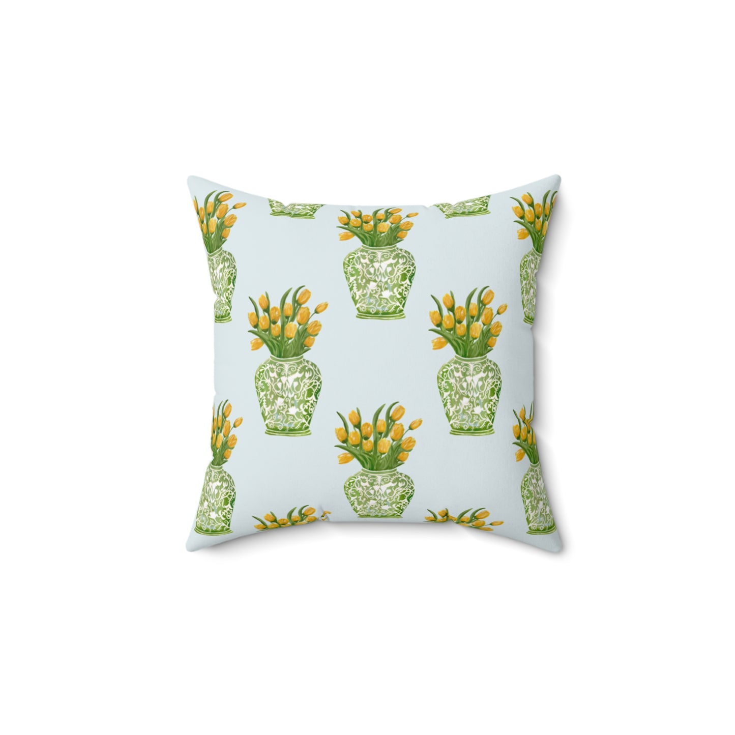 Tulip Haus Pattern Throw Pillow
