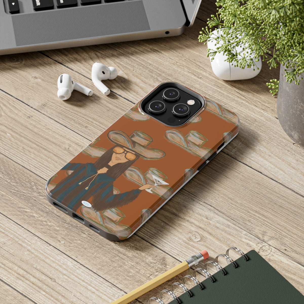Cocktail Cowgirl Tough Case for iPhone