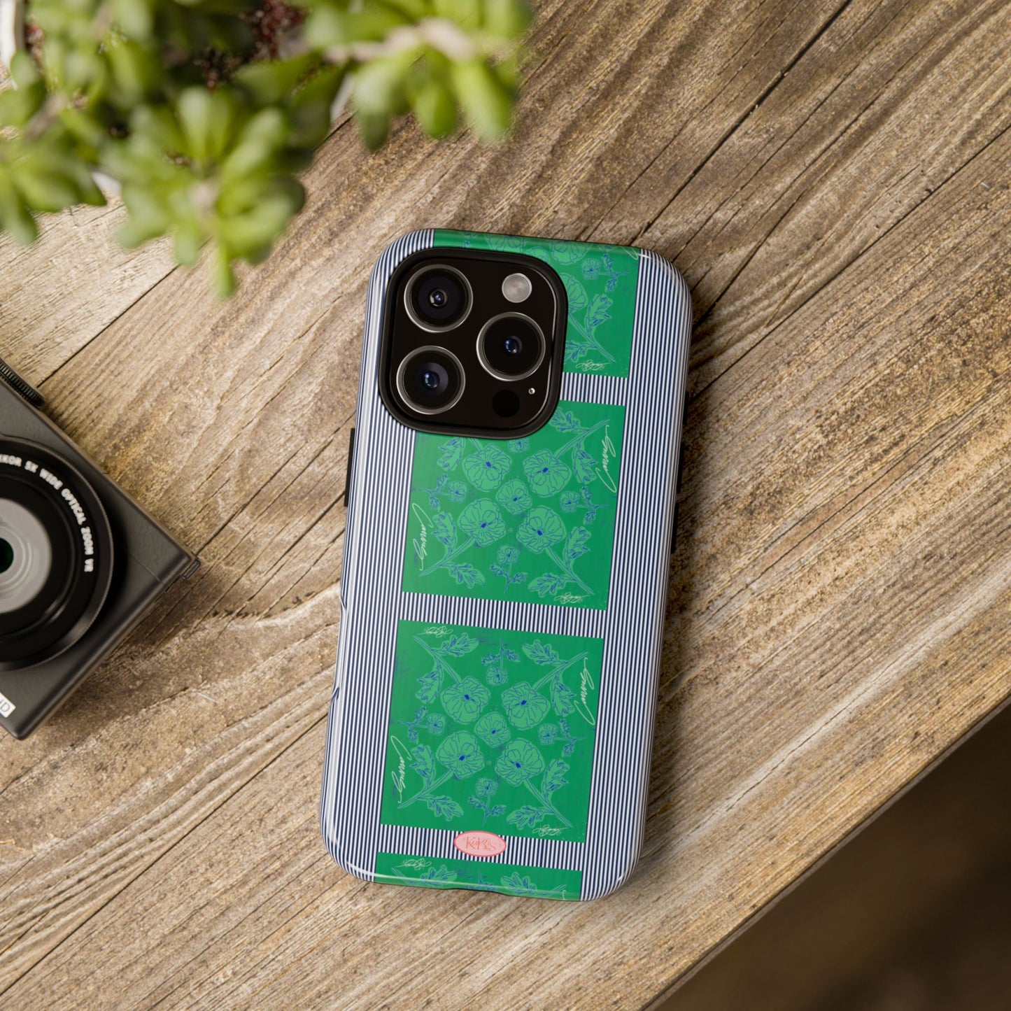 Flora Bloom Scarf Tough Case for iPhone