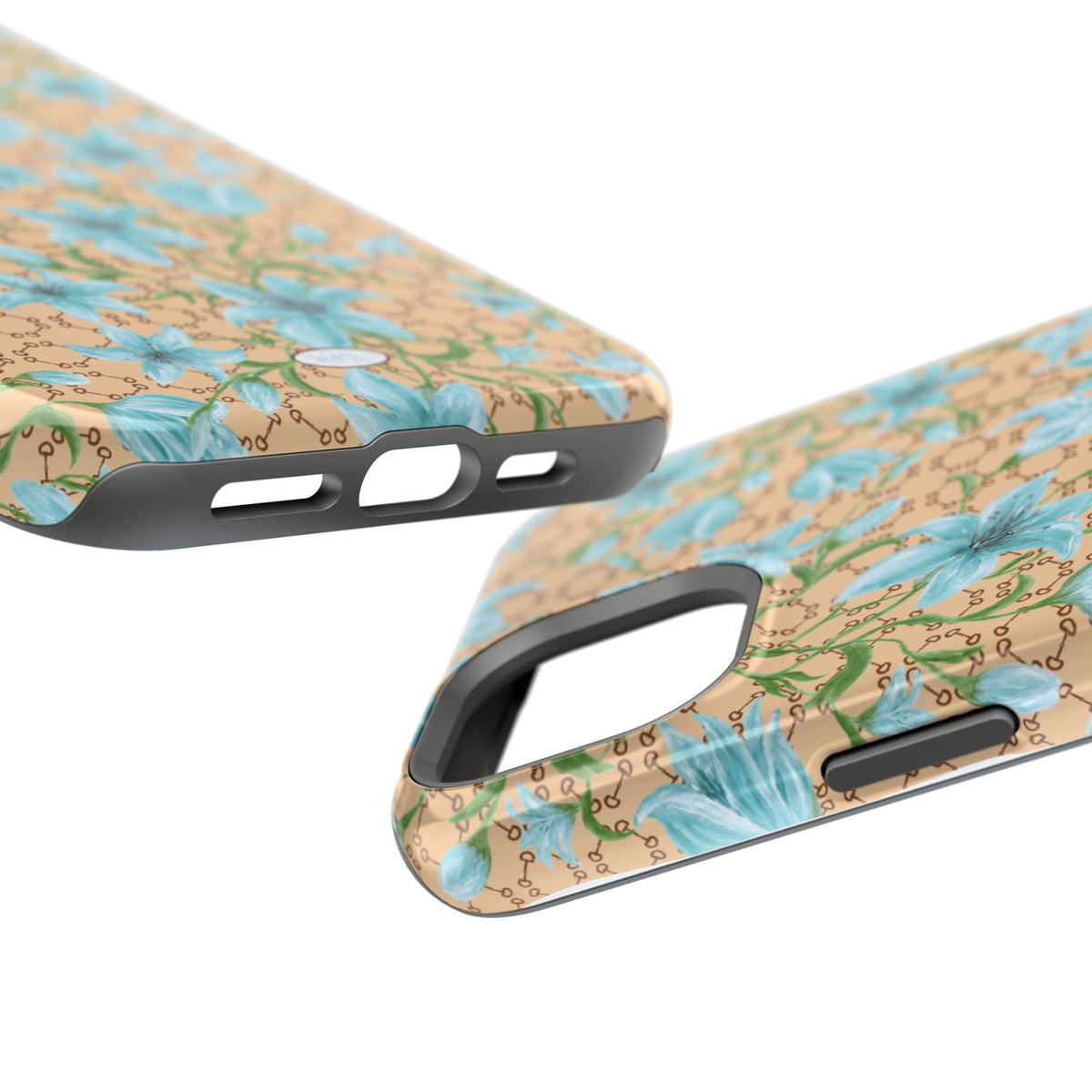 Horsebit Fleur Mag Safe Case for iPhone
