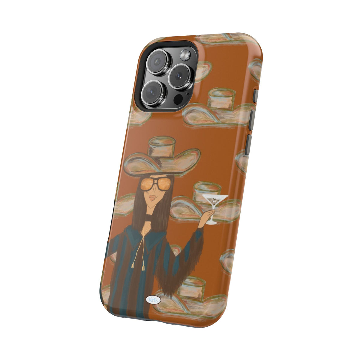 Cocktail Cowgirl Mag Safe Case for iPhone