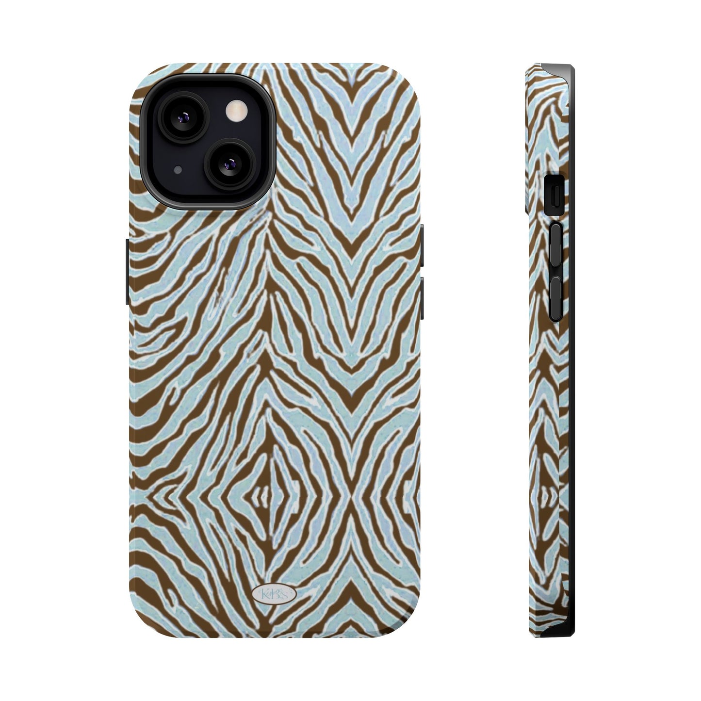 Zebra Bleu Mag Safe Case for iPhone