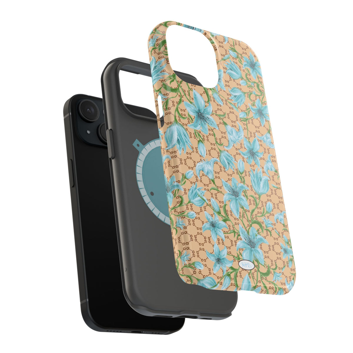 Horsebit Fleur Mag Safe Case for iPhone