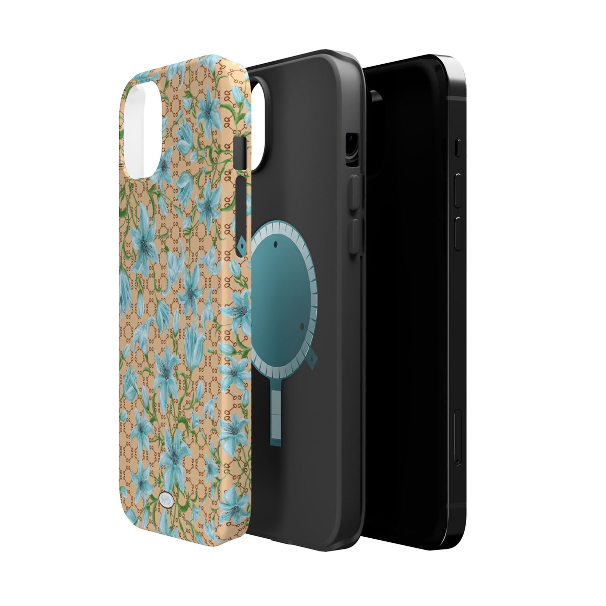 Horsebit Fleur Mag Safe Case for iPhone