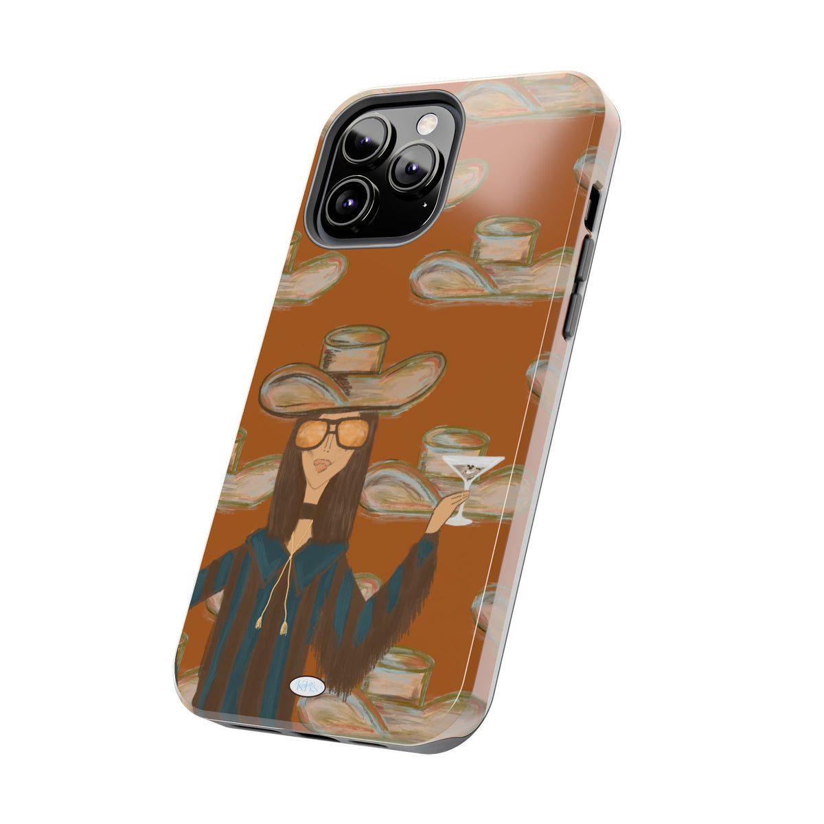 Cocktail Cowgirl Tough Case for iPhone