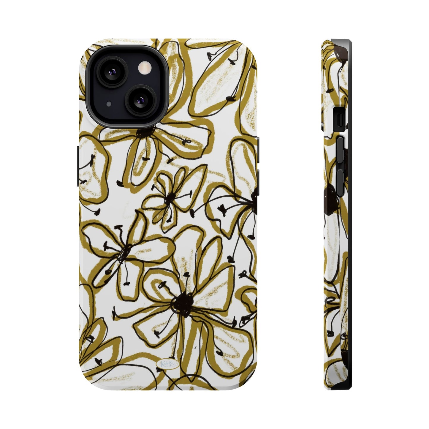 Floral Sketch Mag Safe Case for iPhone