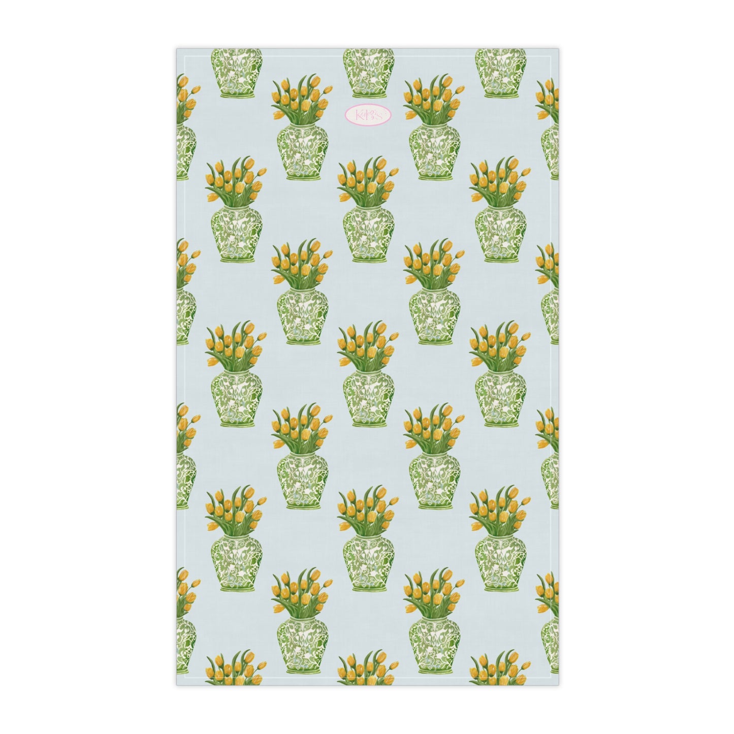 Tulip Haus Pattern Tea Towel