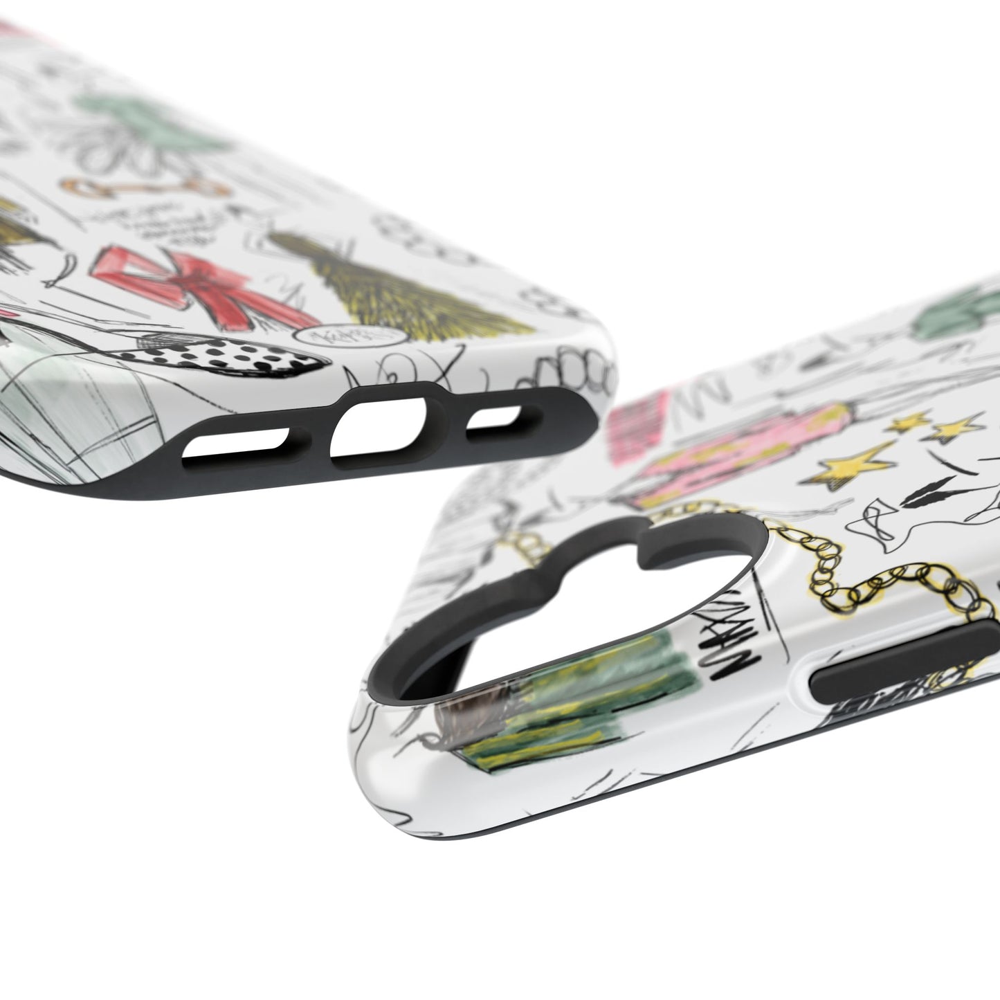 Fashion Sketch Mag Safe Case for iPhone - Multi