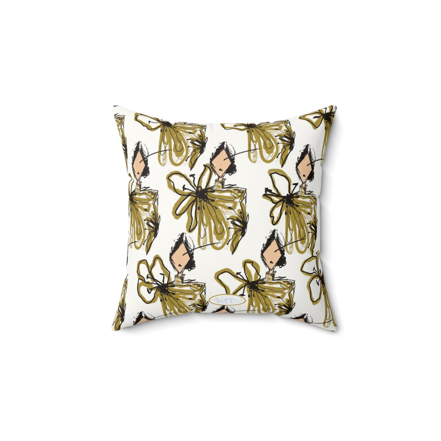 Fleur Runway Throw Pillow