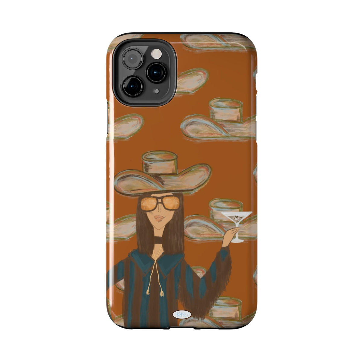 Cocktail Cowgirl Tough Case for iPhone