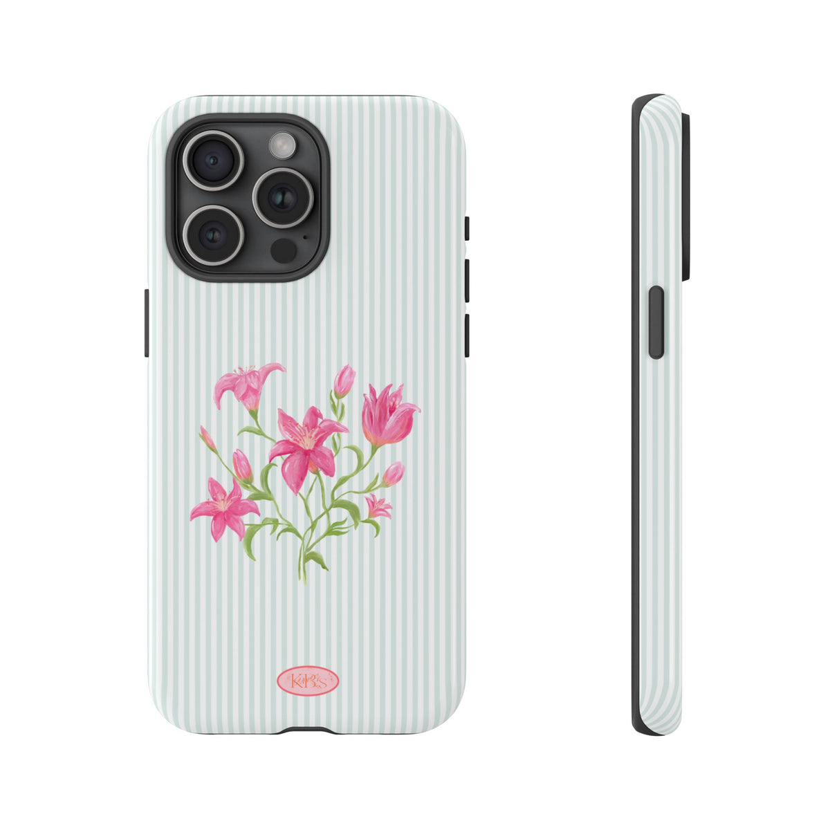 Lily Bloom Tough Case for iPhone - Blue