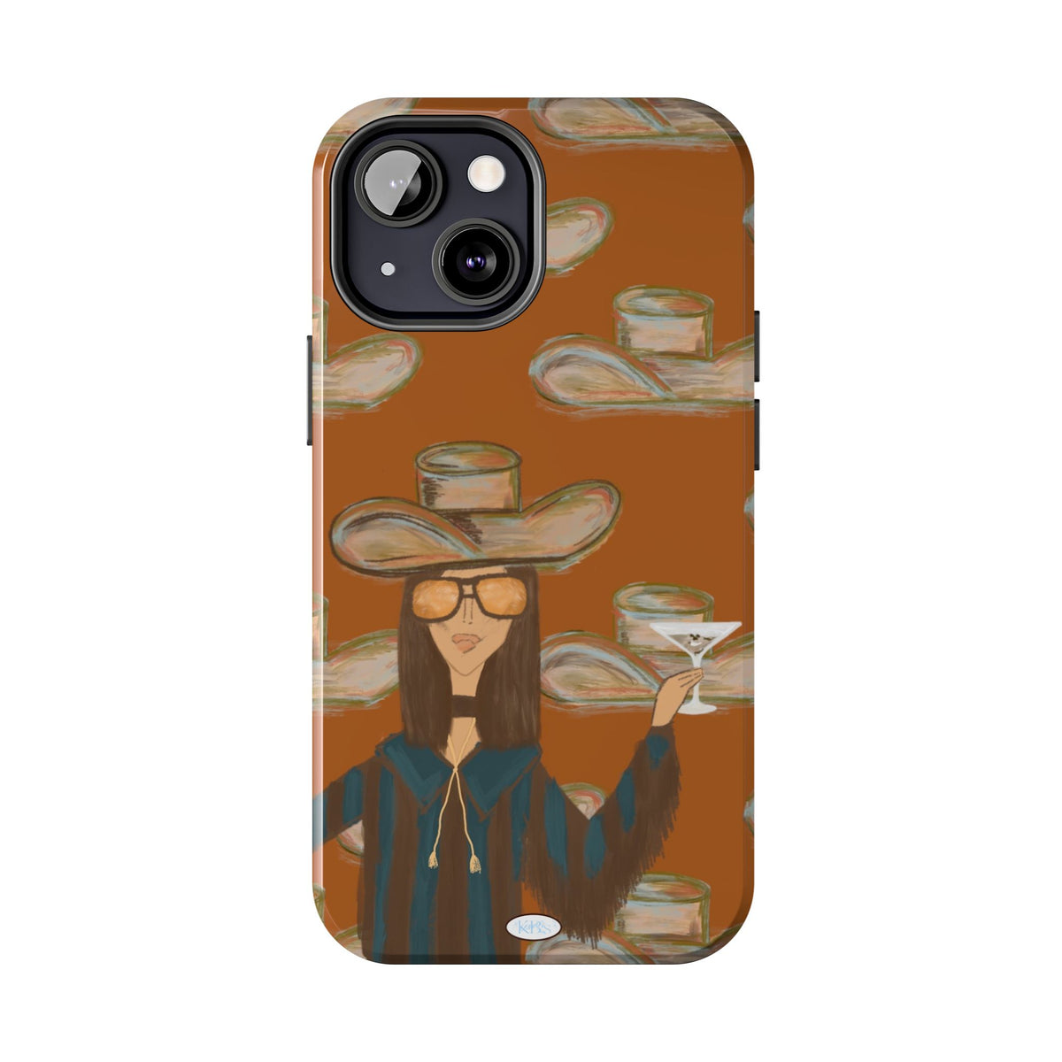 Cocktail Cowgirl Tough Case for iPhone